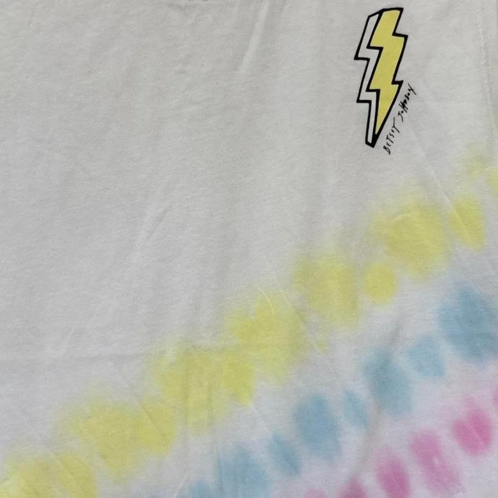 ⭐️ 3/35 Betsy Johnson Performance Lightning Bolt Tie Dye Tank - Picture 3 of 5